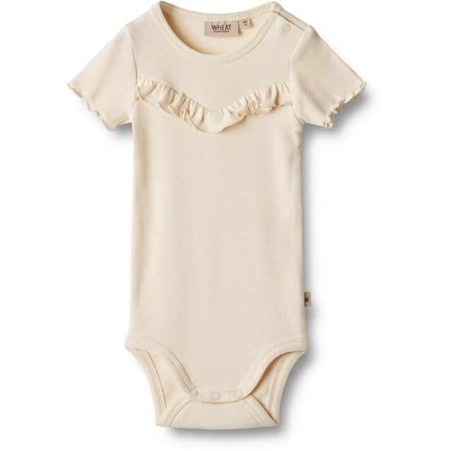 Wheat Cream Rib Body Ruffle Edith