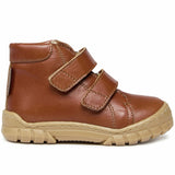 Angulus Basic Begynder Tex Sneaker Med Velcrolukning Cognac Basic 3