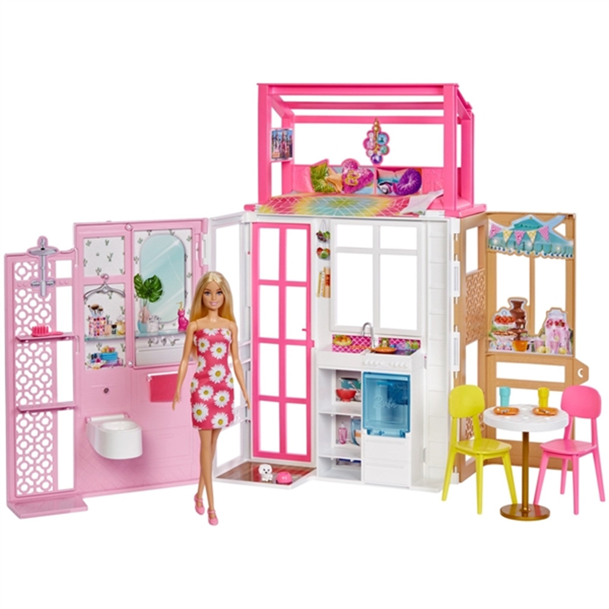 Barbie® Leg-Og-Tag-Med Hus Inkl. Dukke 7