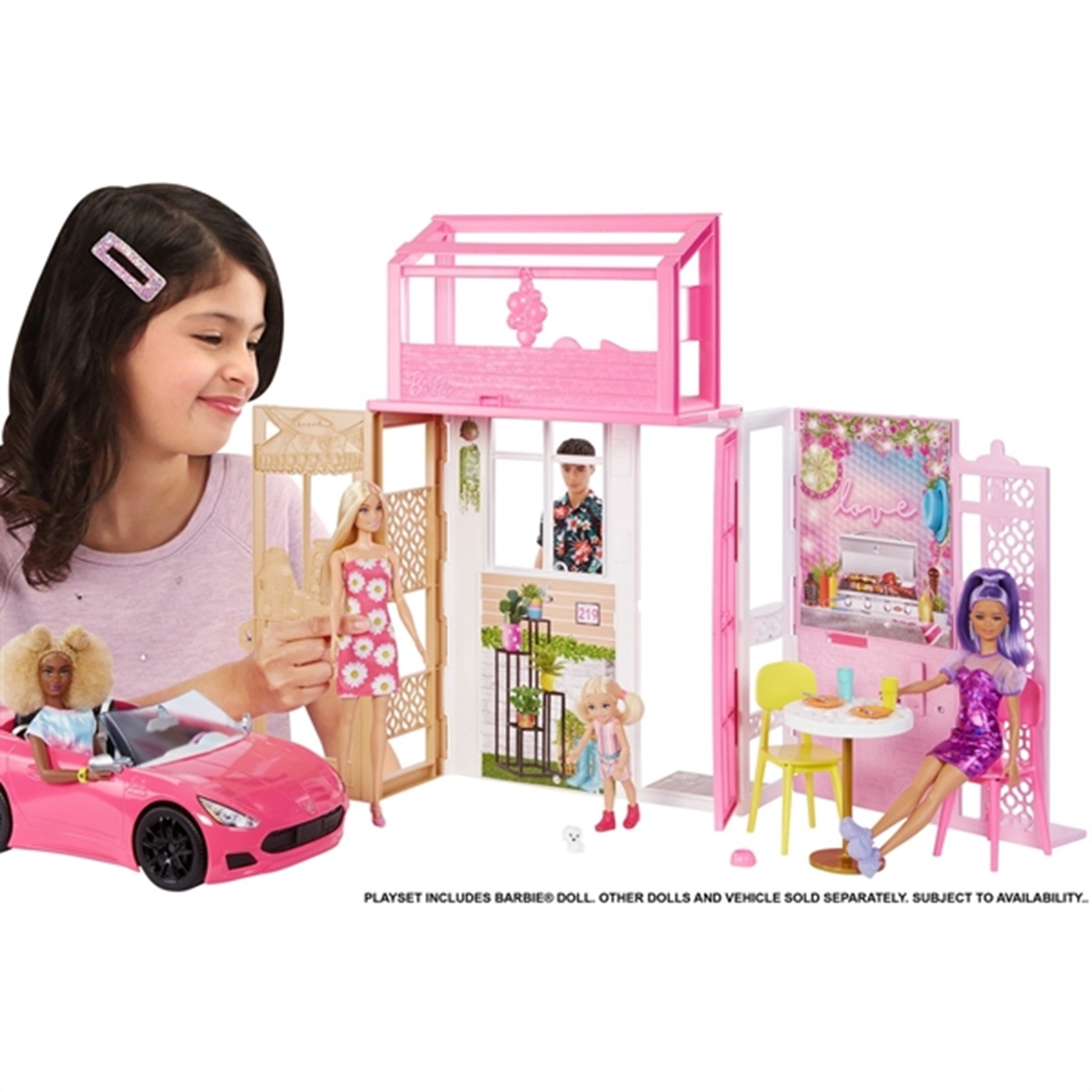 Barbie® Leg-Og-Tag-Med Hus Inkl. Dukke 5
