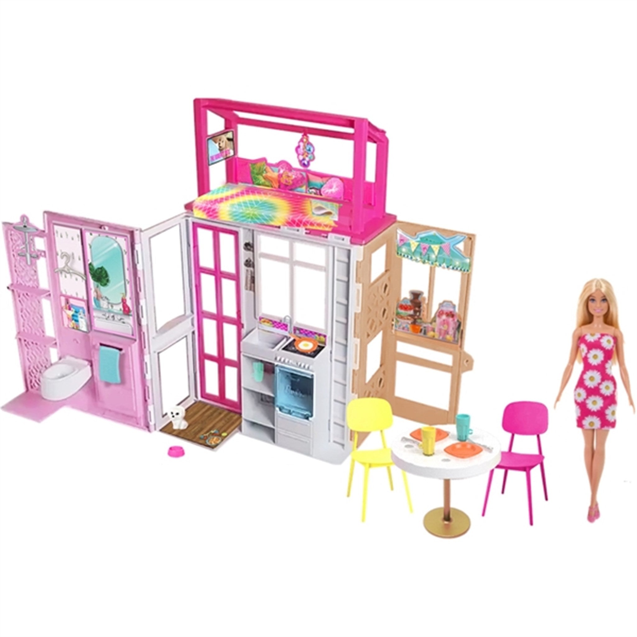 Barbie® Leg-Og-Tag-Med Hus Inkl. Dukke