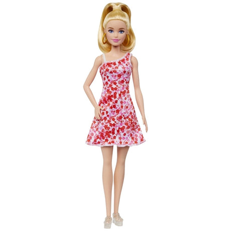 Barbie® Fashionista Pink Blomstret Kjole