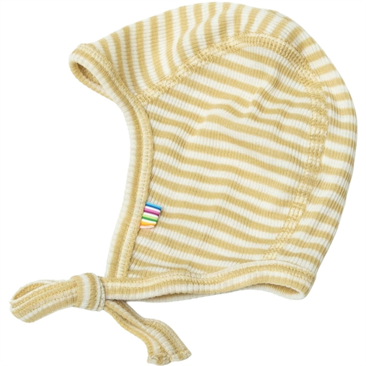 Joha Uld/Silke Yellow Stripe Babyhjelm