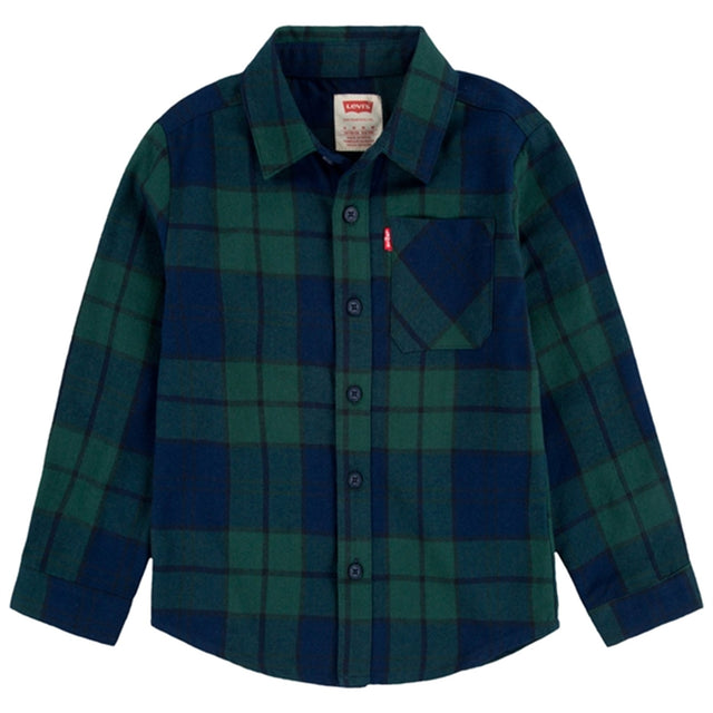 Levi's Plaid Flannel Pocket Skjorte Sycamore