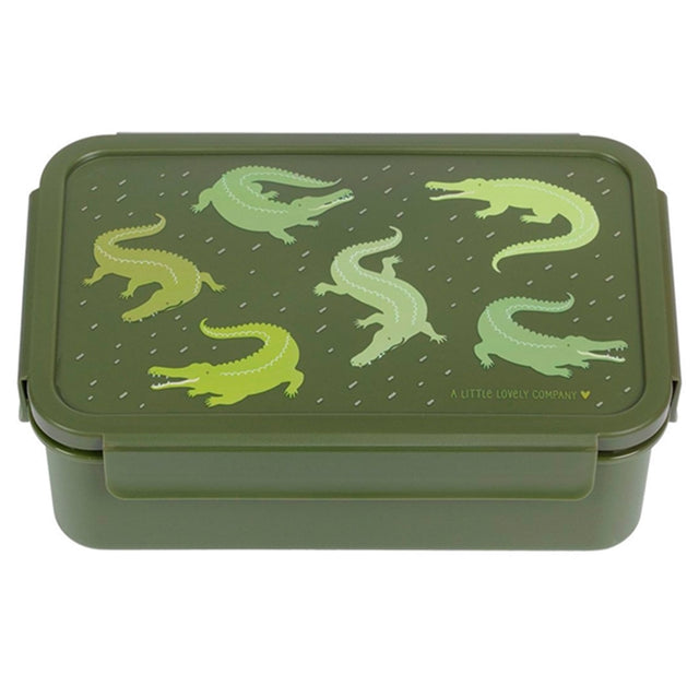 A Little Lovely Company Bento Madkasse Crocodiles