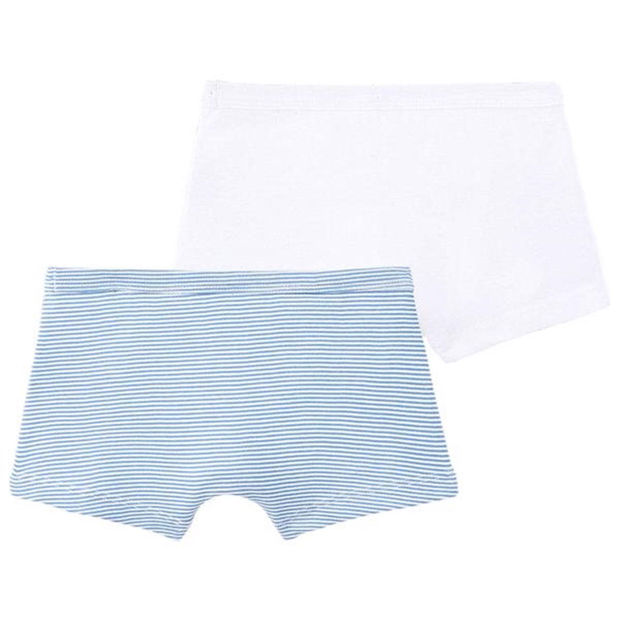 Petit Bateau Boxers 2-pack White/Blue Stripe