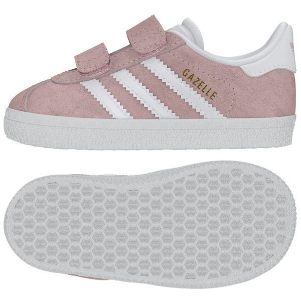 adidas Gazelle Sneakers m. Velcro Icey Pink 4