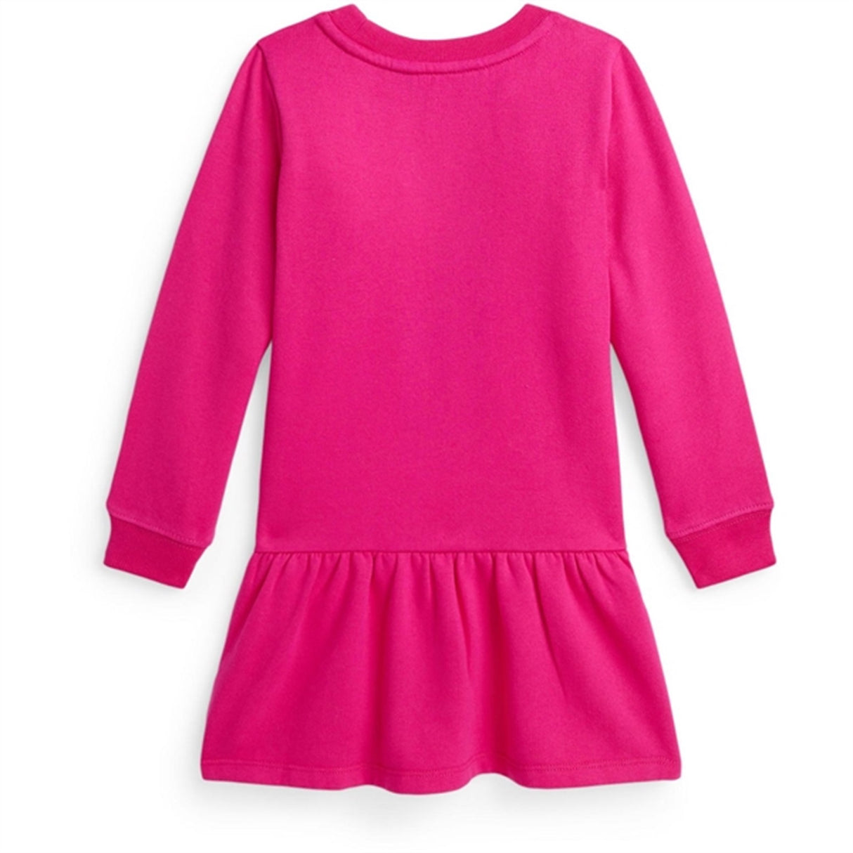 Polo Ralph Lauren Girls Kjole Bright Pink W/ Blue 2