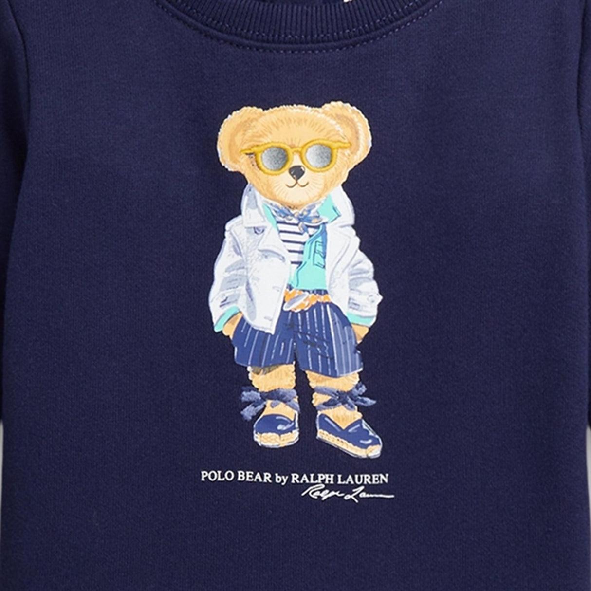 Ralph Lauren Baby Bjørn Kjole Og Bloomer Newport Navy 3