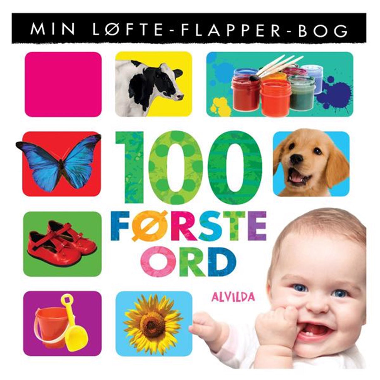 Alvilda Min Løfte-Flapper-Bog 100 Første Ord