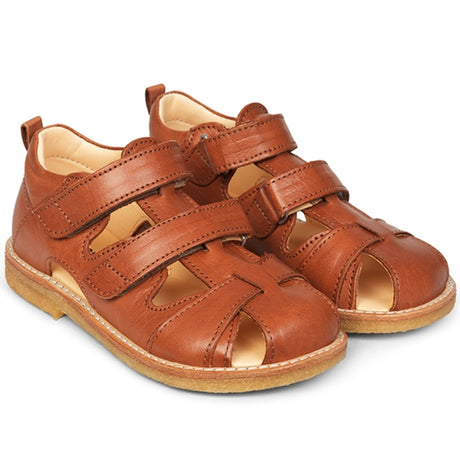 Angulus Sandal m. Velcro Cognac 0505-101-1545