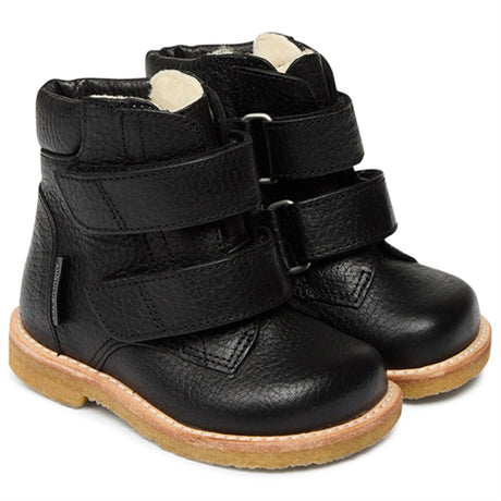 Angulus Begynder Tex-Støvle Med Velcrolukning Black