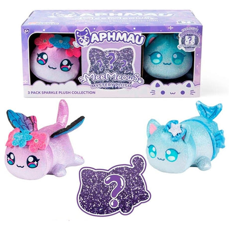 Aphmau MeeMeow Plush Sparkle Set 3-pak