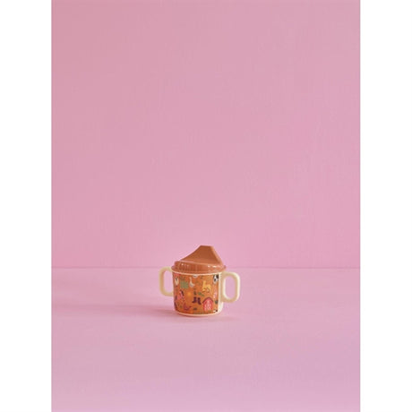 RICE Brown Farm Totable Melamin Baby Kop med Håndtag