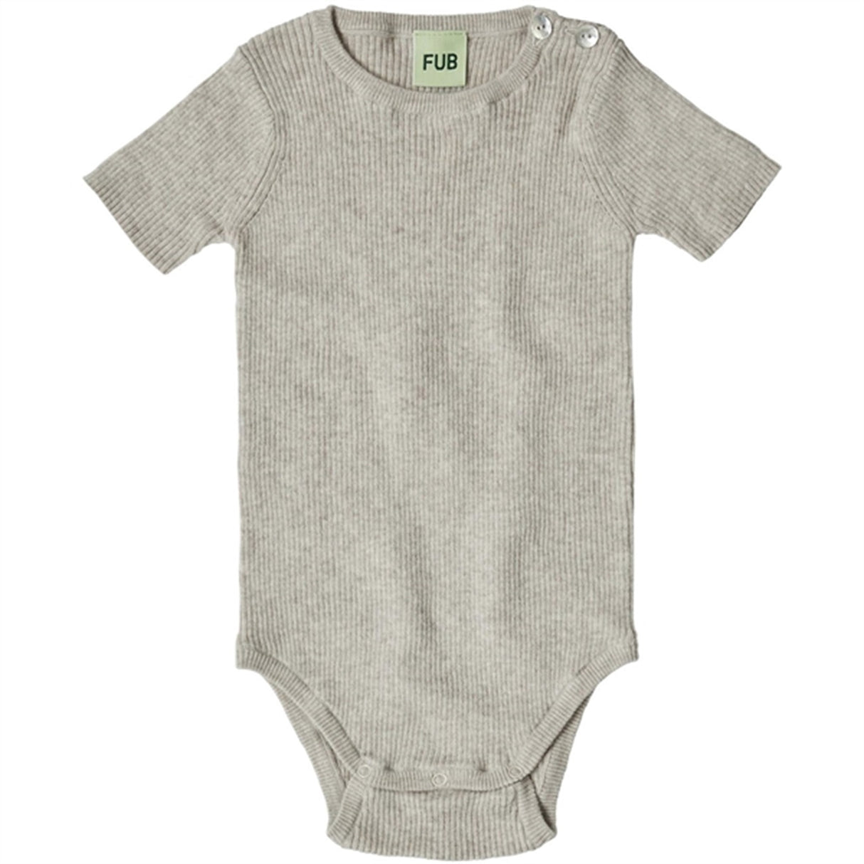 FUB Taupe Melange Baby Rib Body