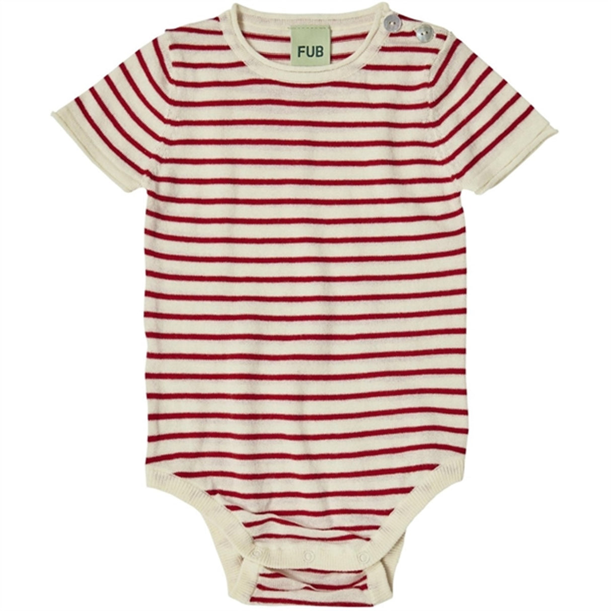 FUB Ecru/Crimson Red Baby Body