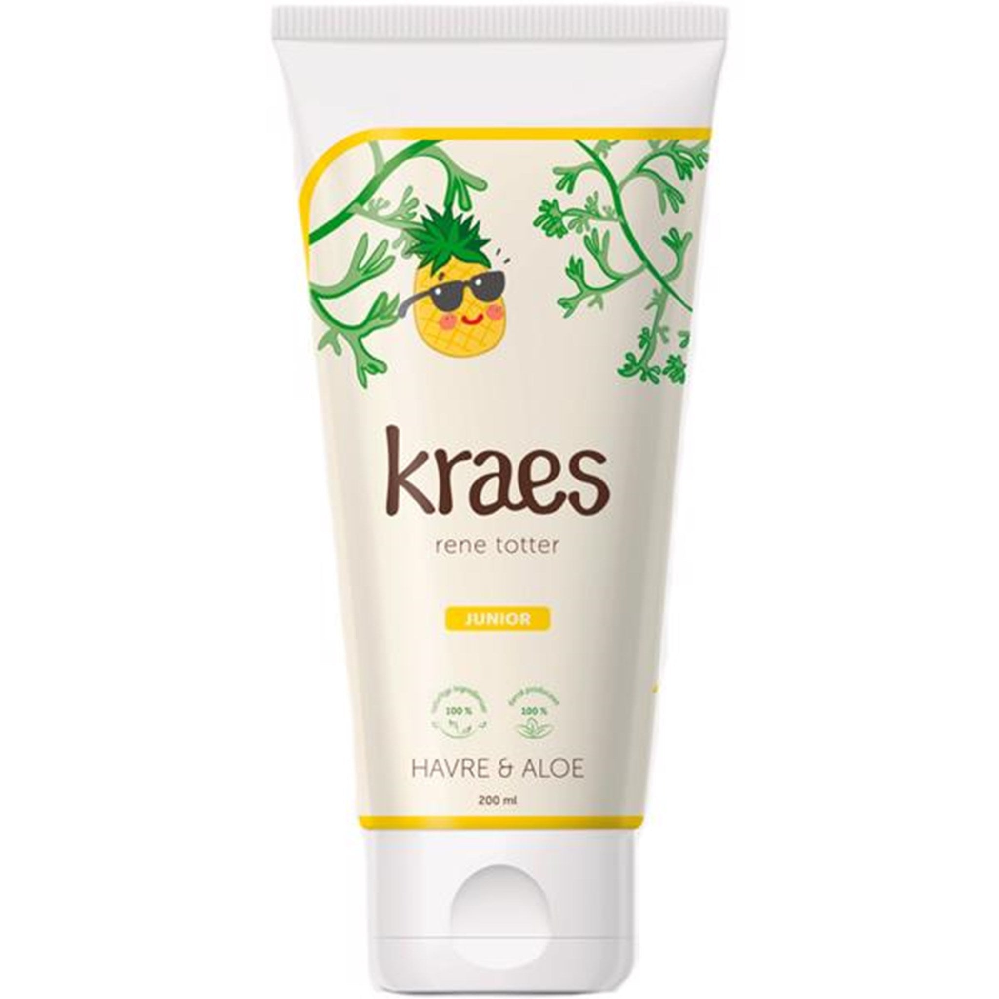 Kraes Rene Totter Havre/Aloe Shampoo m. Ananasduft 200 ml
