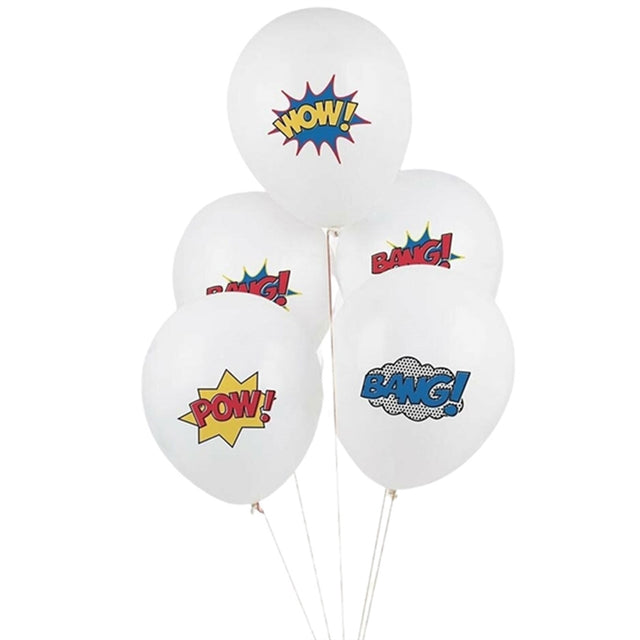 My Little Day Super Heroes Ballon 5 stk