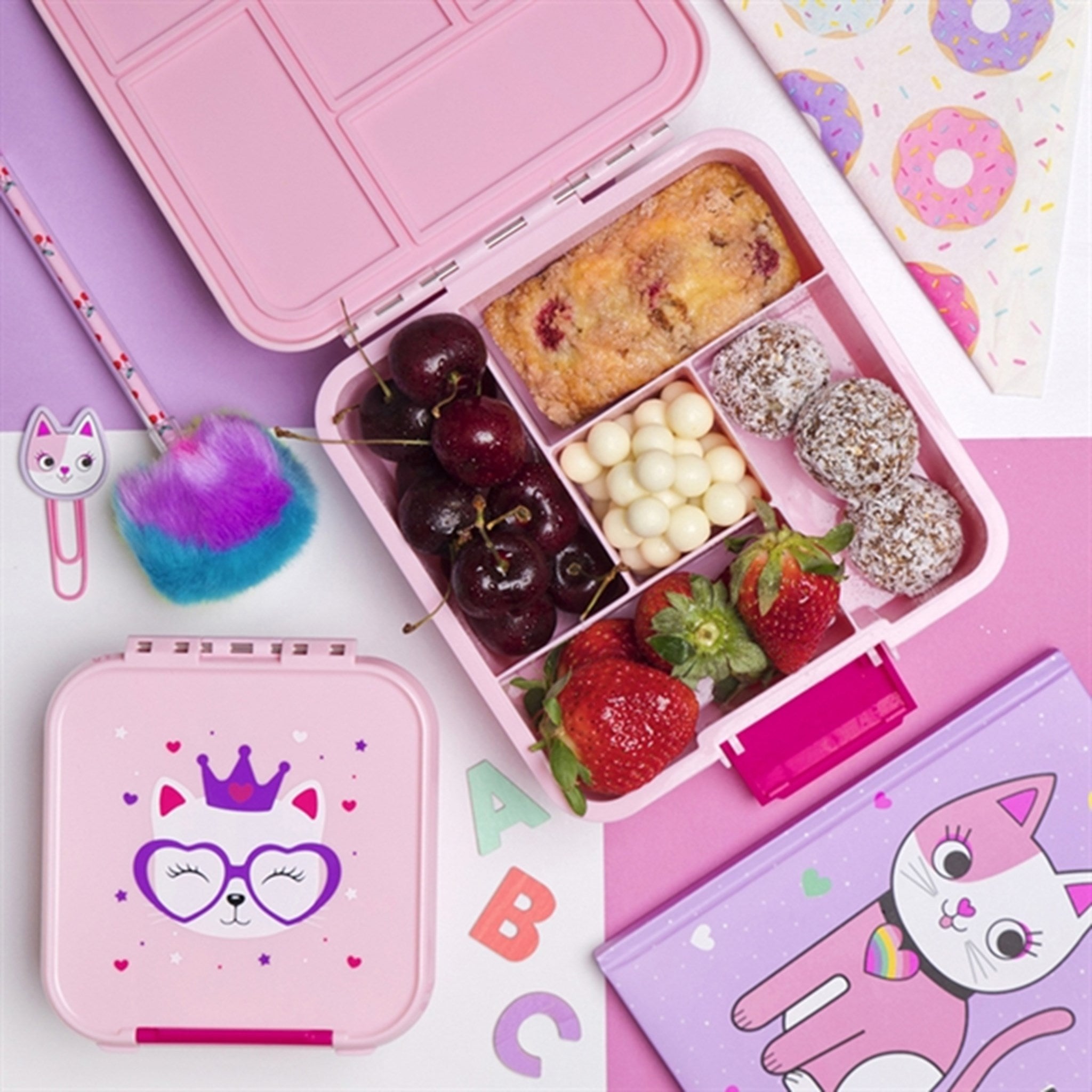 Little Lunch Box Co Bento 2 Rum Madkasse Kitty 2