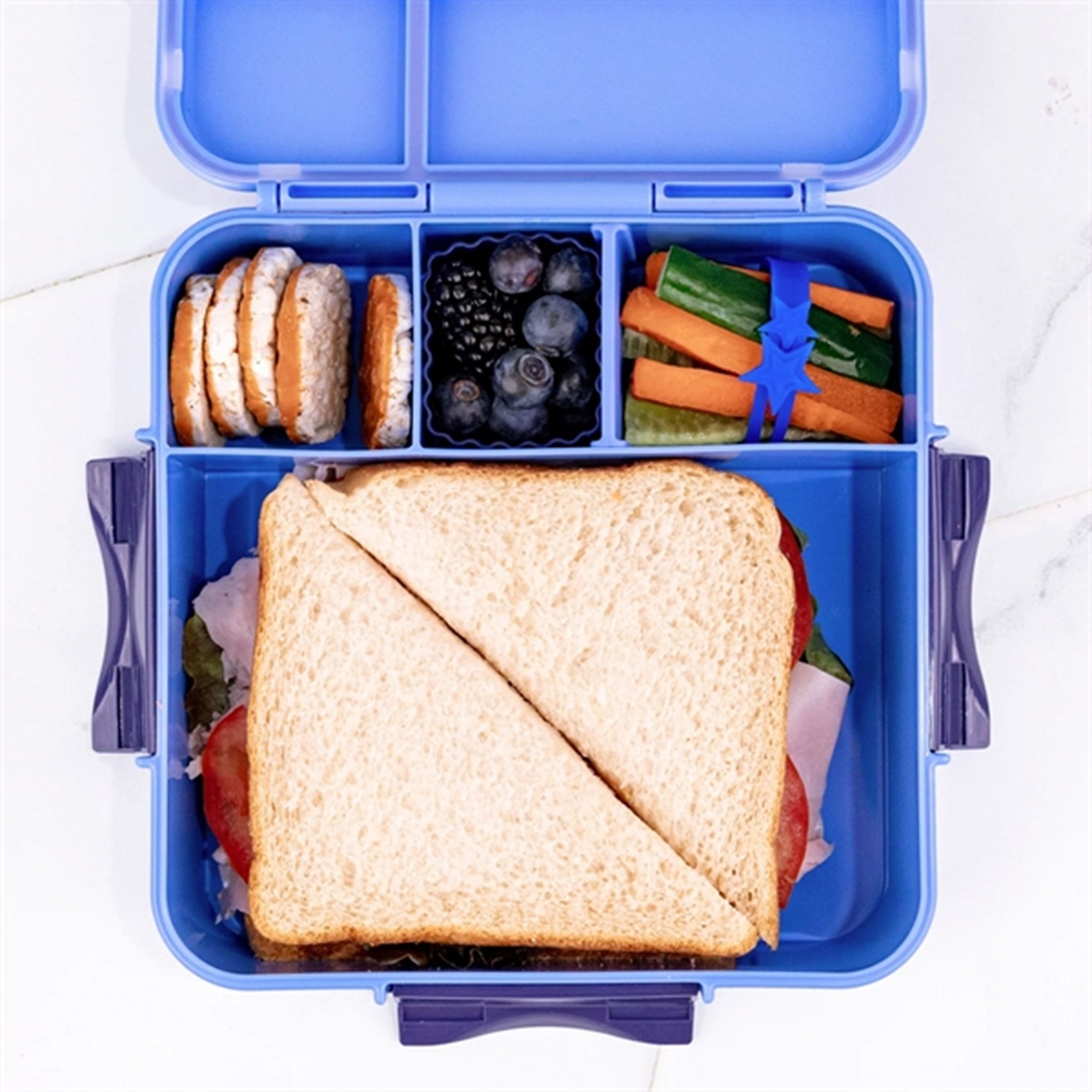 Little Lunch Box Co Bento 3+ Madkasse Blueberry 2