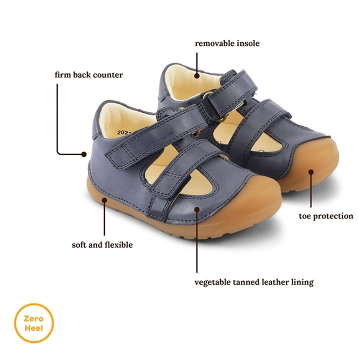 Bundgaard Petit Summer Sandal Navy WS 6