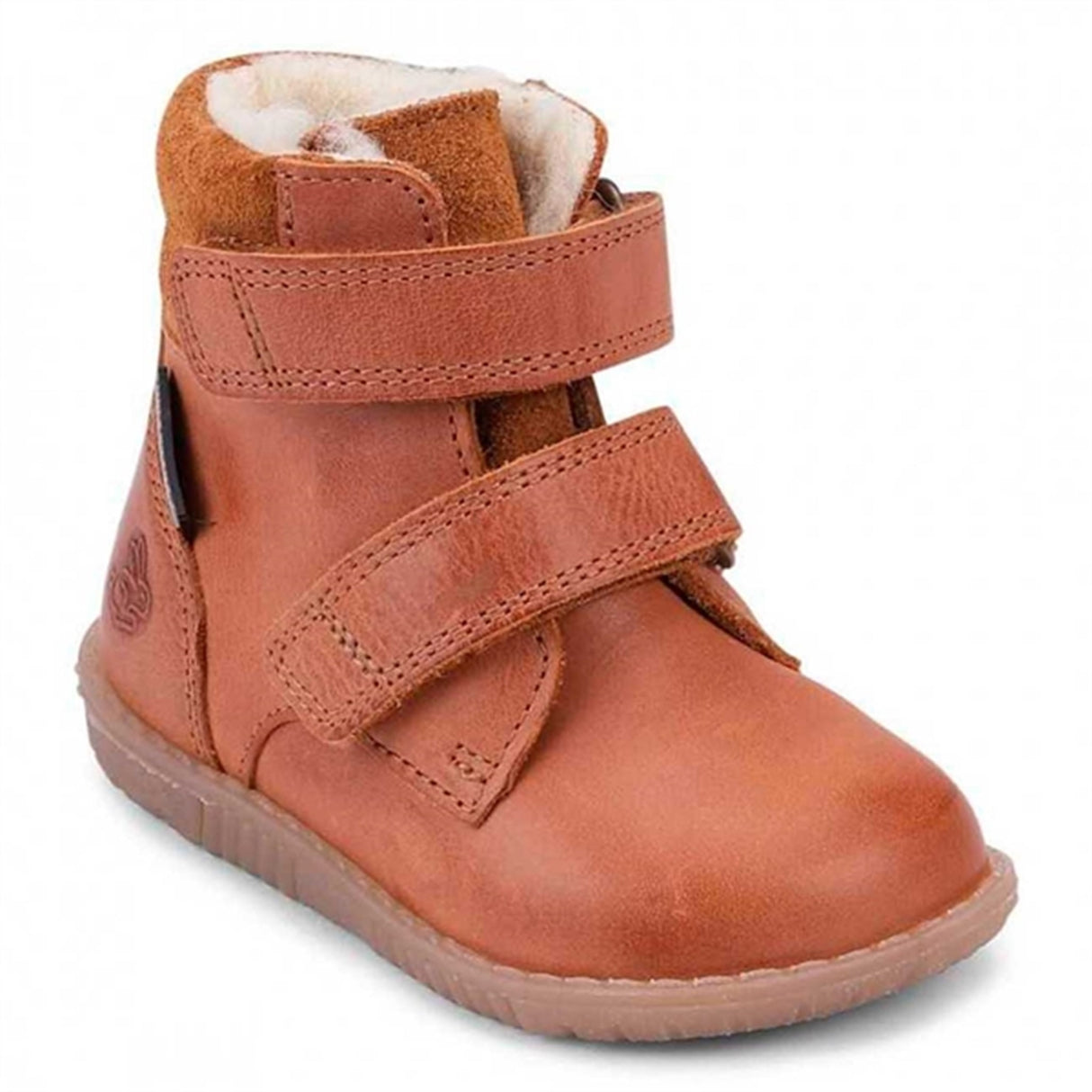 Bundgaard Rabbit Støvler Velcro Tan