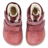 Bundgaard Rabbit Støvler Velcro Dark Rose