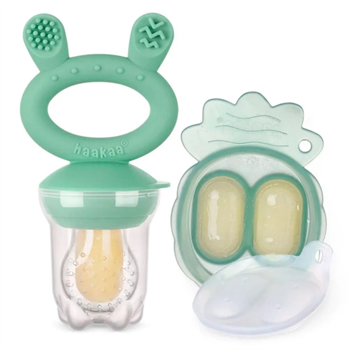 Haakaa Silikone Food Feeder Pea Green