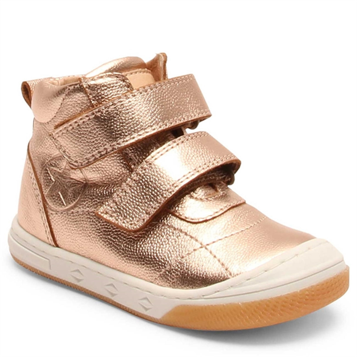 Bisgaard Velcro Sko Juno Rose Gold