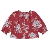 BONTON Fleur Rouge Bluse