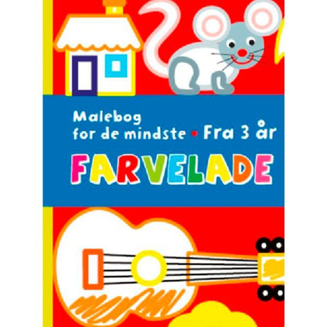 Bolden Farvelade - Malebog For De Mindste (Fra 3 år)