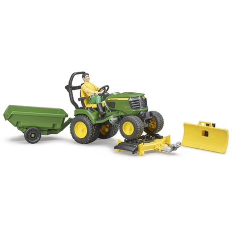 Bruder Bworld John Deere Plænetraktor m. tilbehør