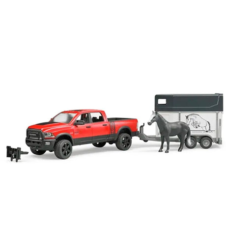 Bruder RAM 2500 Power Wagon m. Hestetrailer og Hest