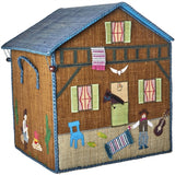 RICE Adventure Theme Raffia Kurvehus til Opbevaring 3-pak