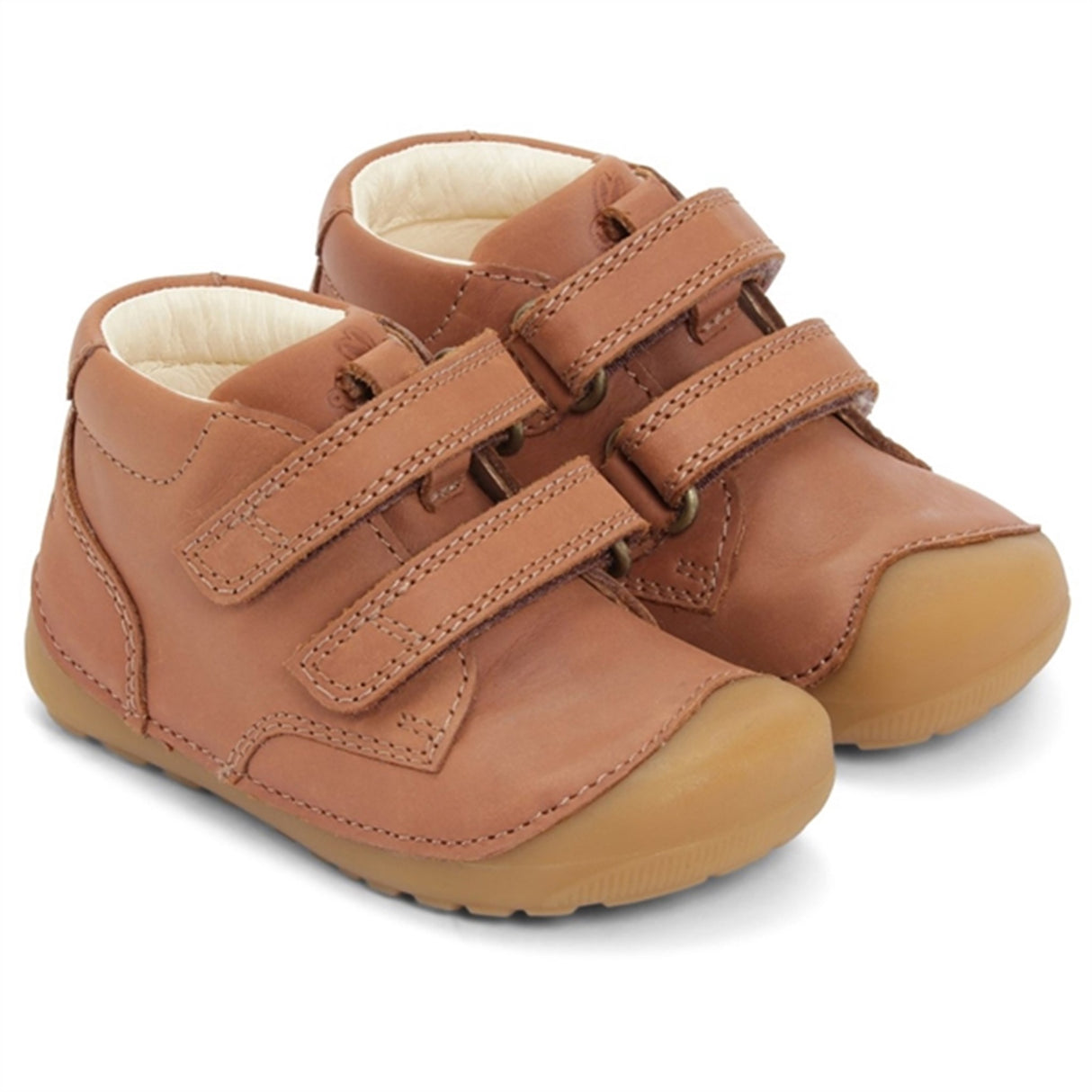 Bundgaard Begyndersko Petit Velcro Cognac