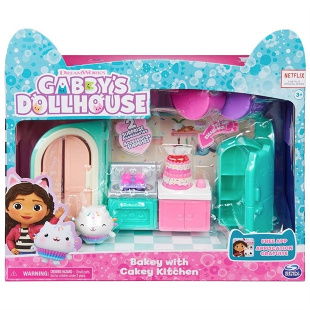 Gabby's Dollhouse - Deluxe Room - Cakey's Kitchen