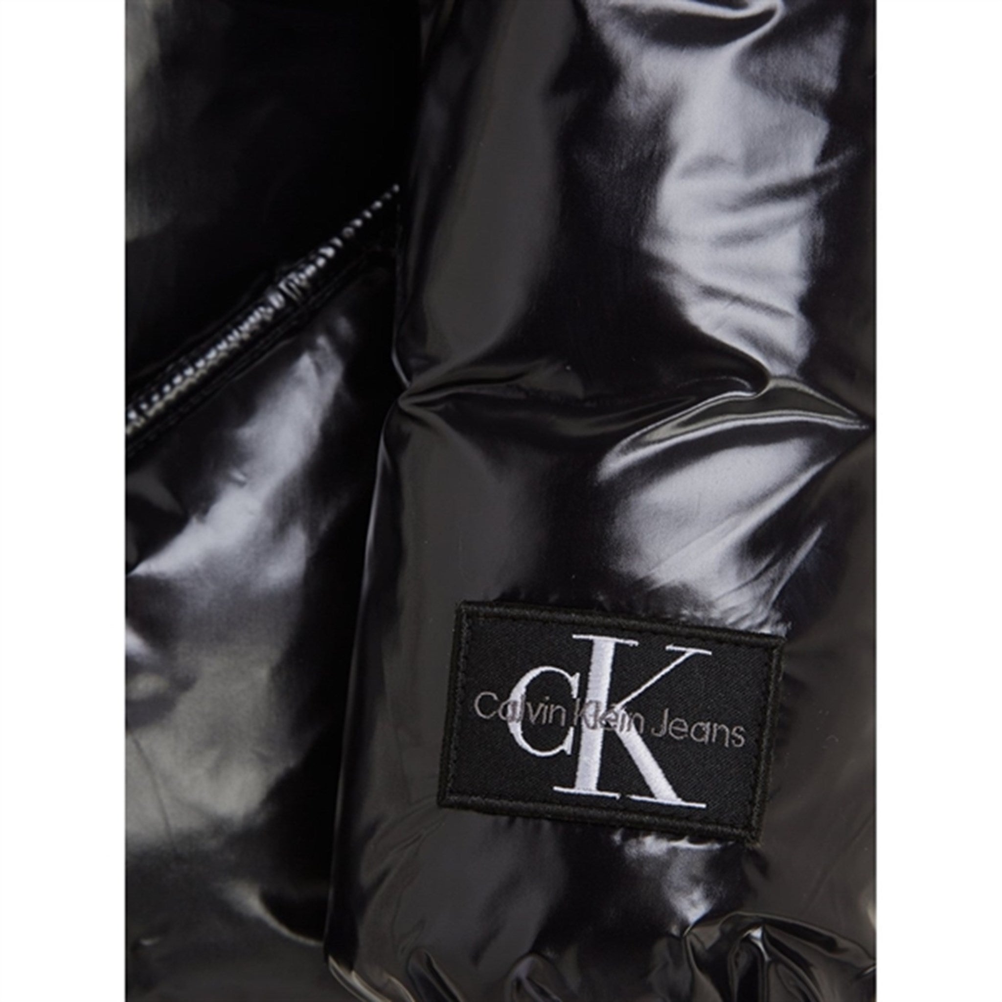 Calvin Klein Glossy Cut Seams Puffer jakke Ck Black 5