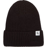 Calvin Klein Monogram Rib Beanie Ck Black
