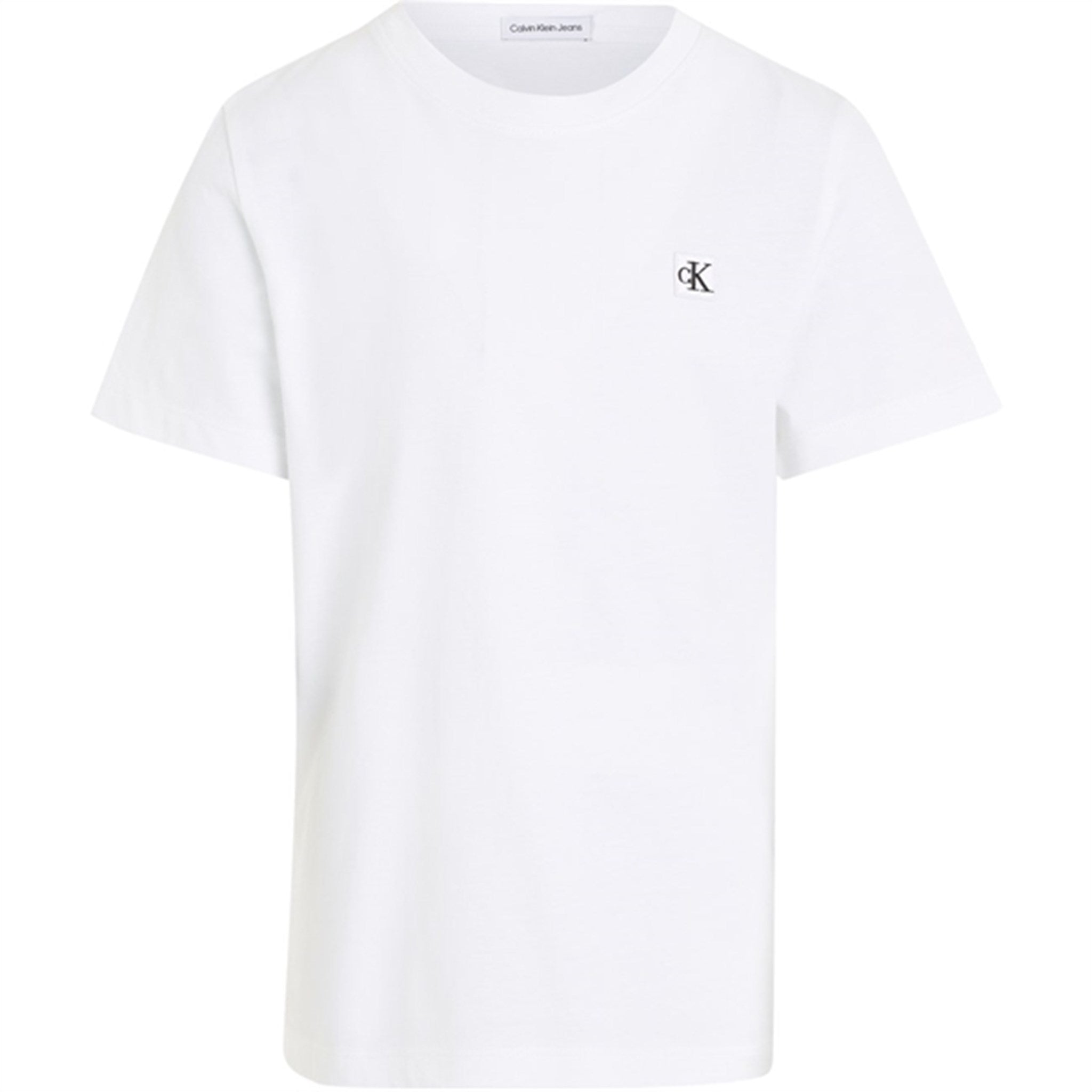 Calvin Klein Monogram Mini Badge T-Shirt Bright White