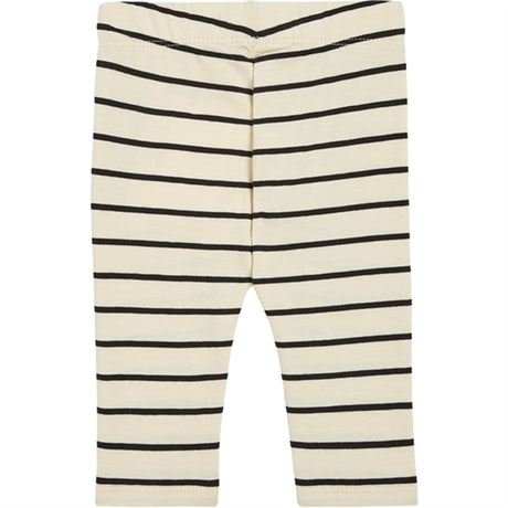 Calvin Klein Striped Leggings Black/ Vanilla Stripe