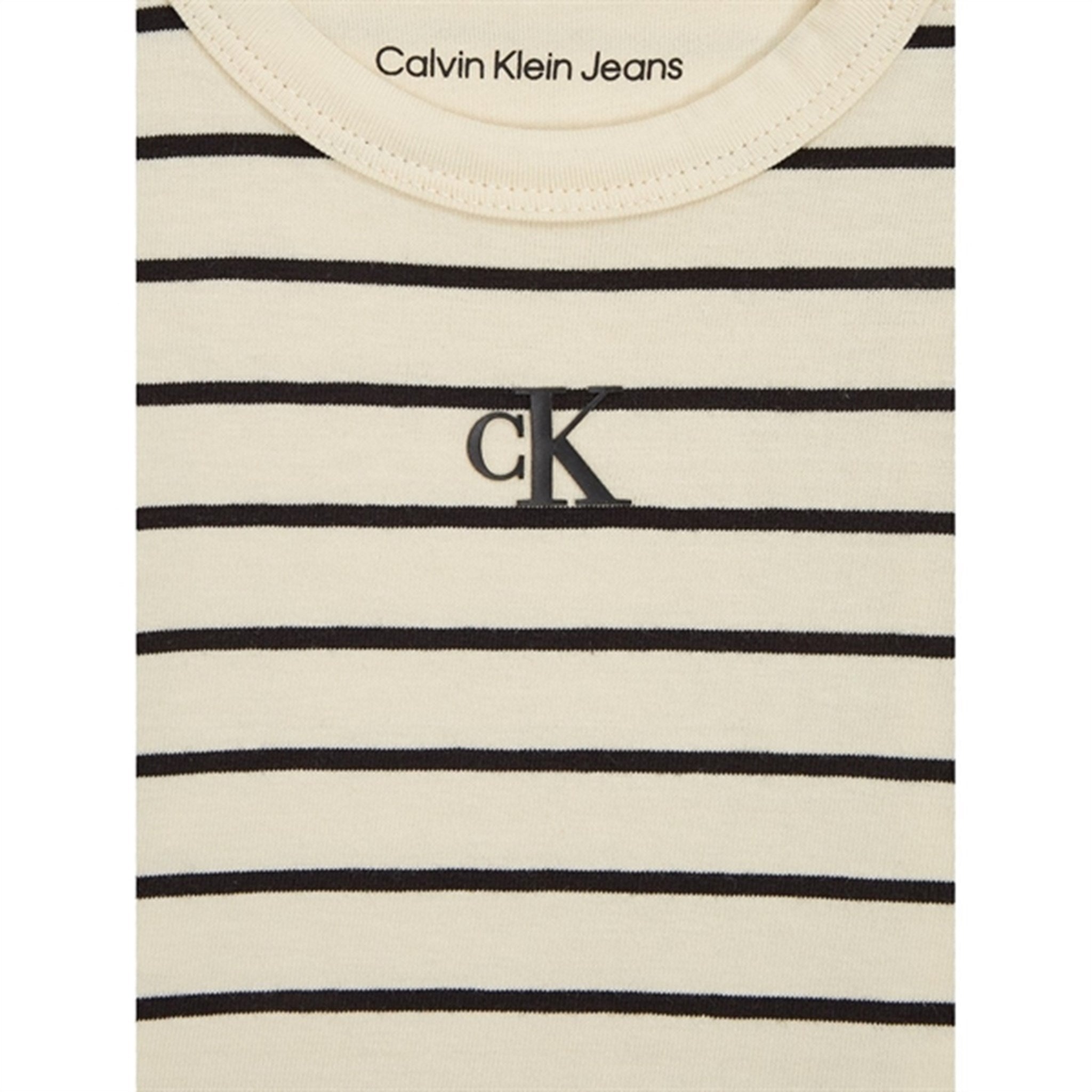 Calvin Klein Striped Ls Body Sæt Black / Black Vanilla Stripe 3