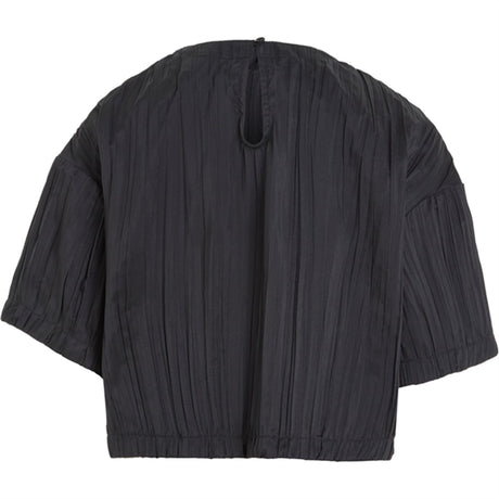 Calvin Klein Festive Plisse T-Shirt Ck Black