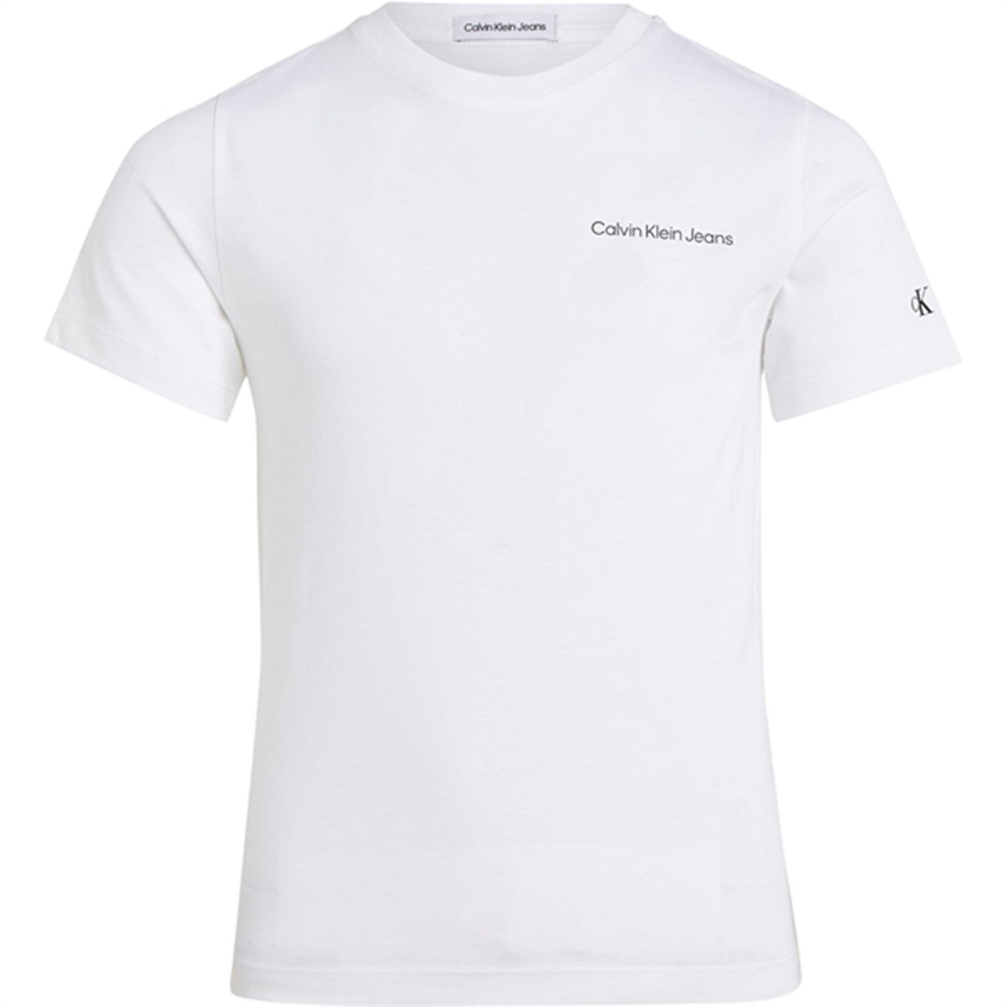Calvin Klein Chest Inst. Logo T-Shirt Bright White