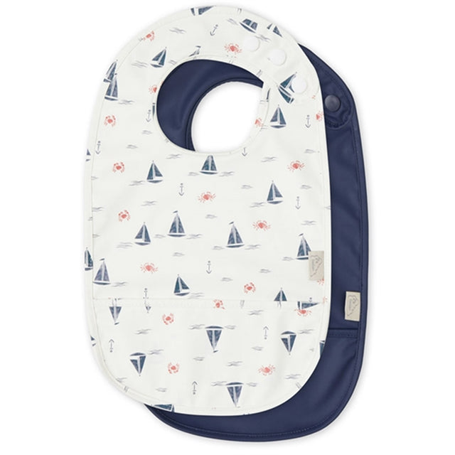 Cam Cam Copenhagen Hagesmæk 2-Pack Sailboats / Navy