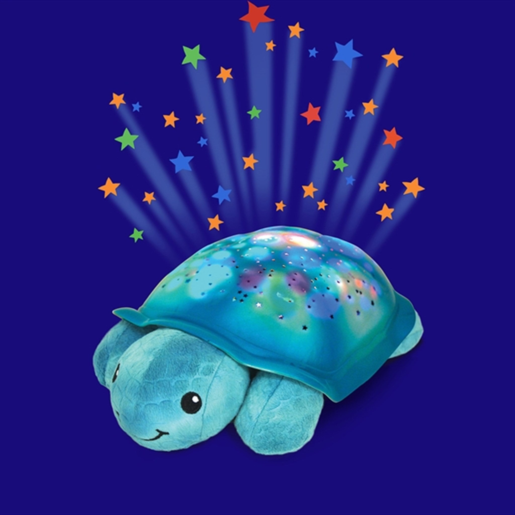 Twinkling Twilight Turtle Natlampe Aqua | Luksusbaby