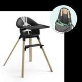 Stokke® Clikk™ Højstol Black Natural Inkl. Transport Taske