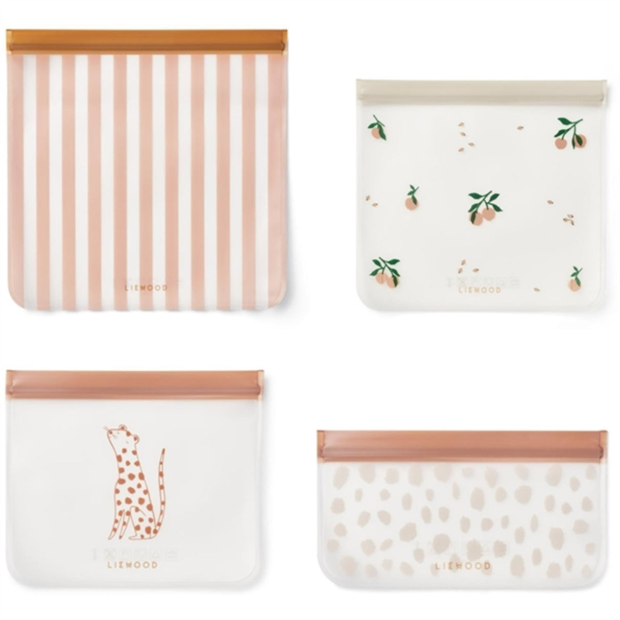 Liewood Clive Rejsetaske 4-Pak Tuscany Rose Multi Mix