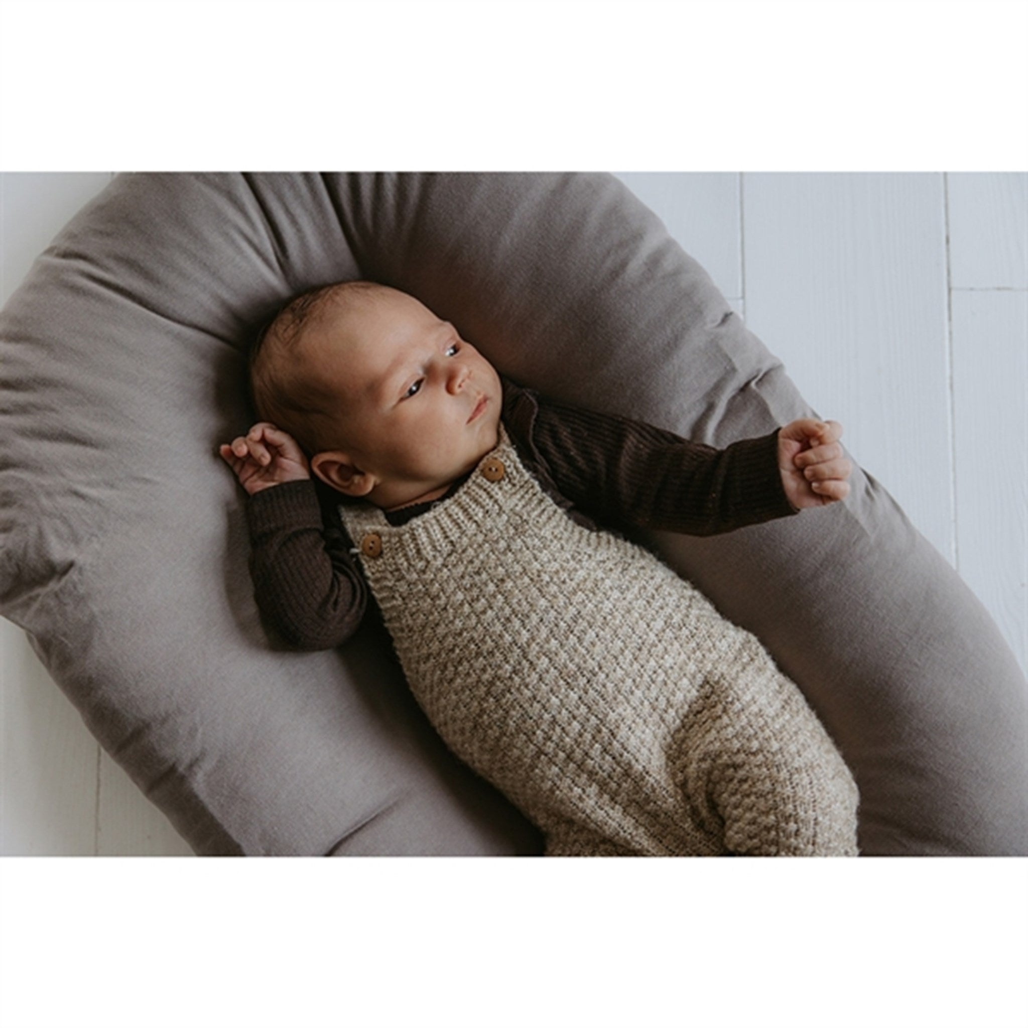 Cocoon Amazing Maize Baby Lounger Betræk Dusted Brown 2