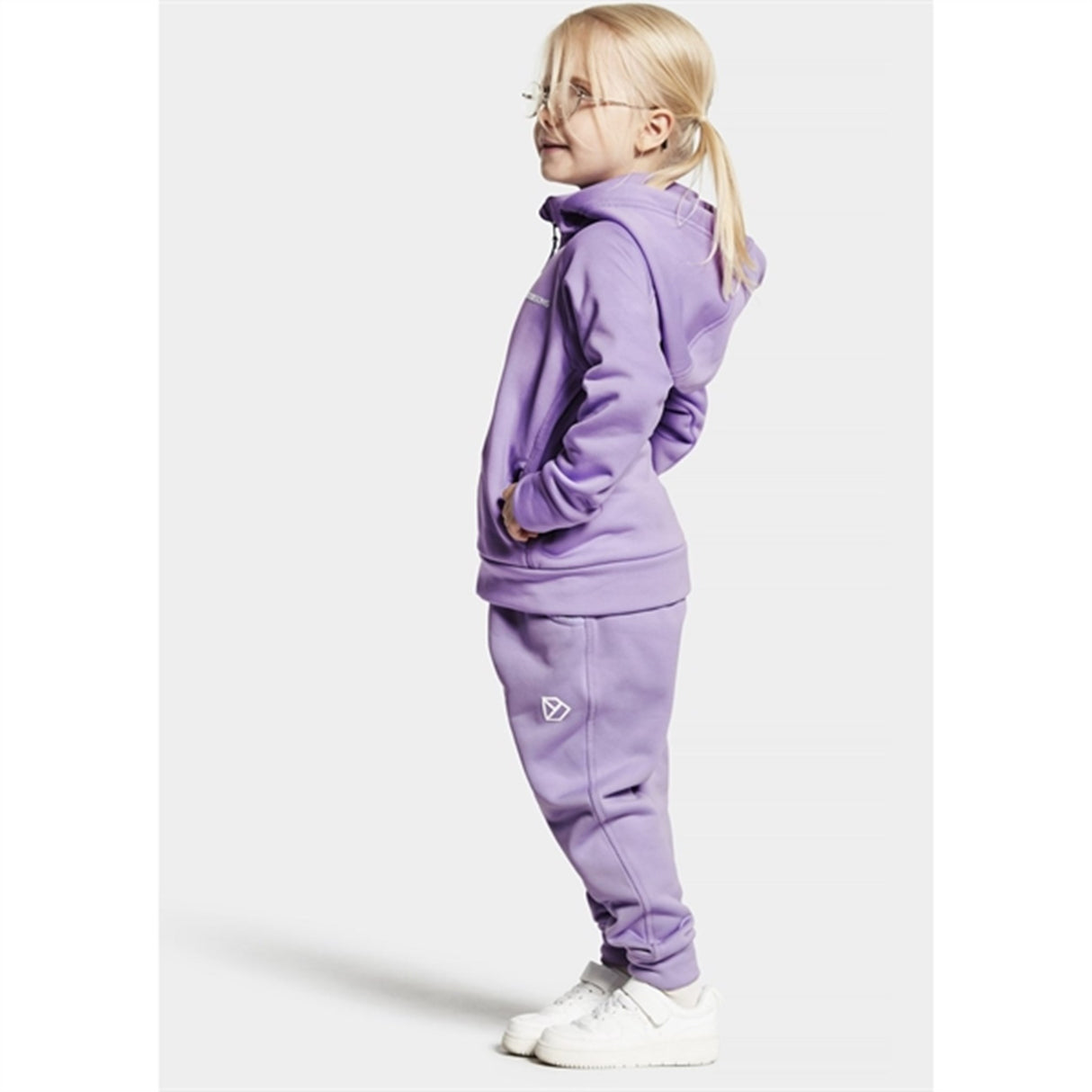 Didriksons Corin Digital Purple Sweatshirt m. Lynlås