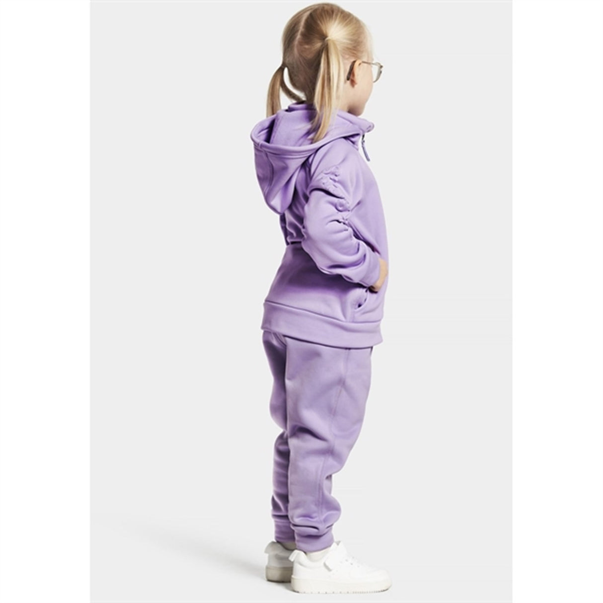 Didriksons Corin Digital Purple Sweatshirt m. Lynlås